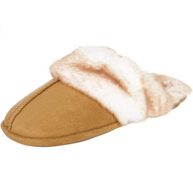 Jessica Simpson Comfy Faux Fur House Slippers