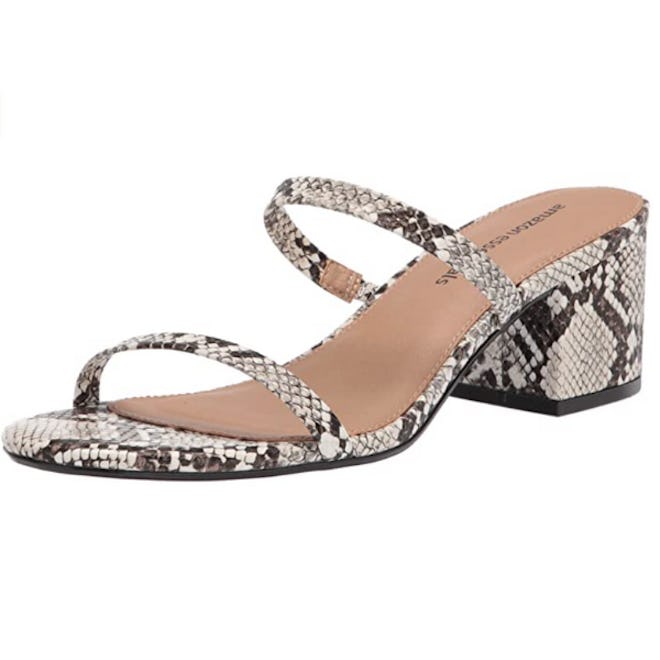 Amazon Essentials Two Strap Heeled Sandals