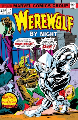 The cover of Werewolf by Night #32, published in 1975.