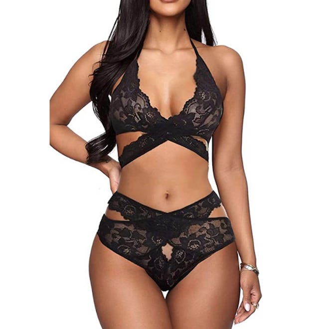 Donnalla Lace Bra and Panty Set