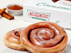 Krispy Kreme's Cinnamon Roll Sundays bring the treat back.