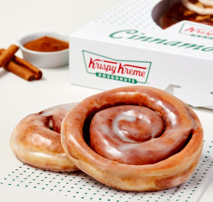Krispy Kreme's Cinnamon Roll Sundays bring the treat back.