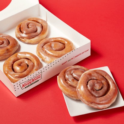 Krispy Kreme's Cinnamon Roll Sundays bring the treat back.