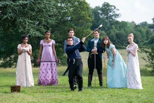 'Bridgerton' stars Claudia Jessie and Luke Newton struggled during the filming of the pall-mall game...