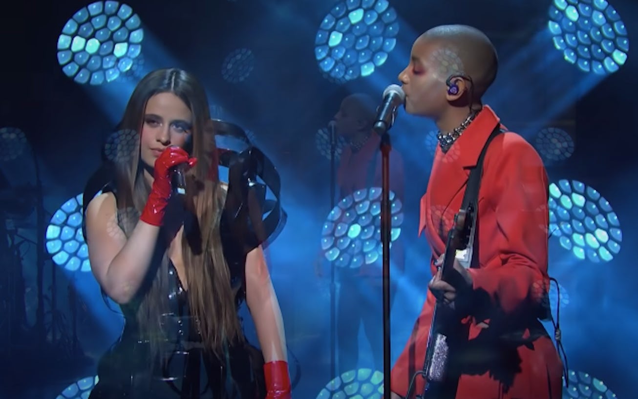 Camila Cabello and Willow performed "Psychofreak" on SNL
