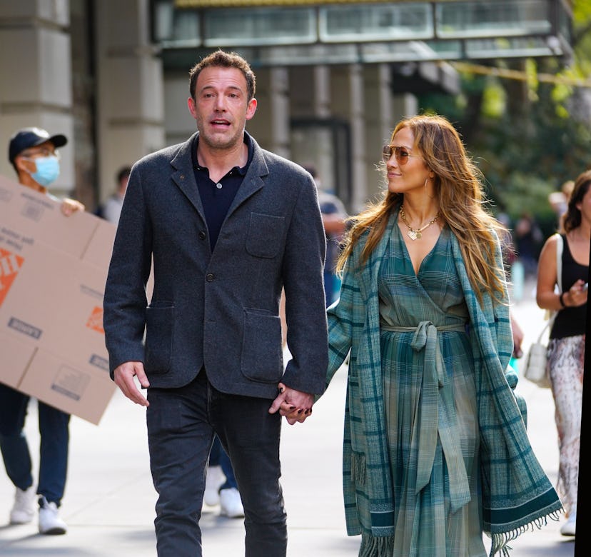 Jennifer lopez ben affleck green outfit