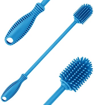 ddLUCK Silicone Cleaning Brush with Long Handle