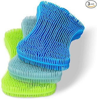 Geloo Silicone Dish Sponge (3 Pack)