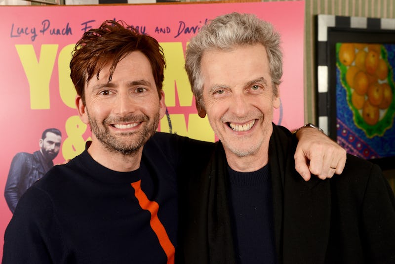 David Tennant dressed up as Peter Capaldi's Twelfth Doctor and it