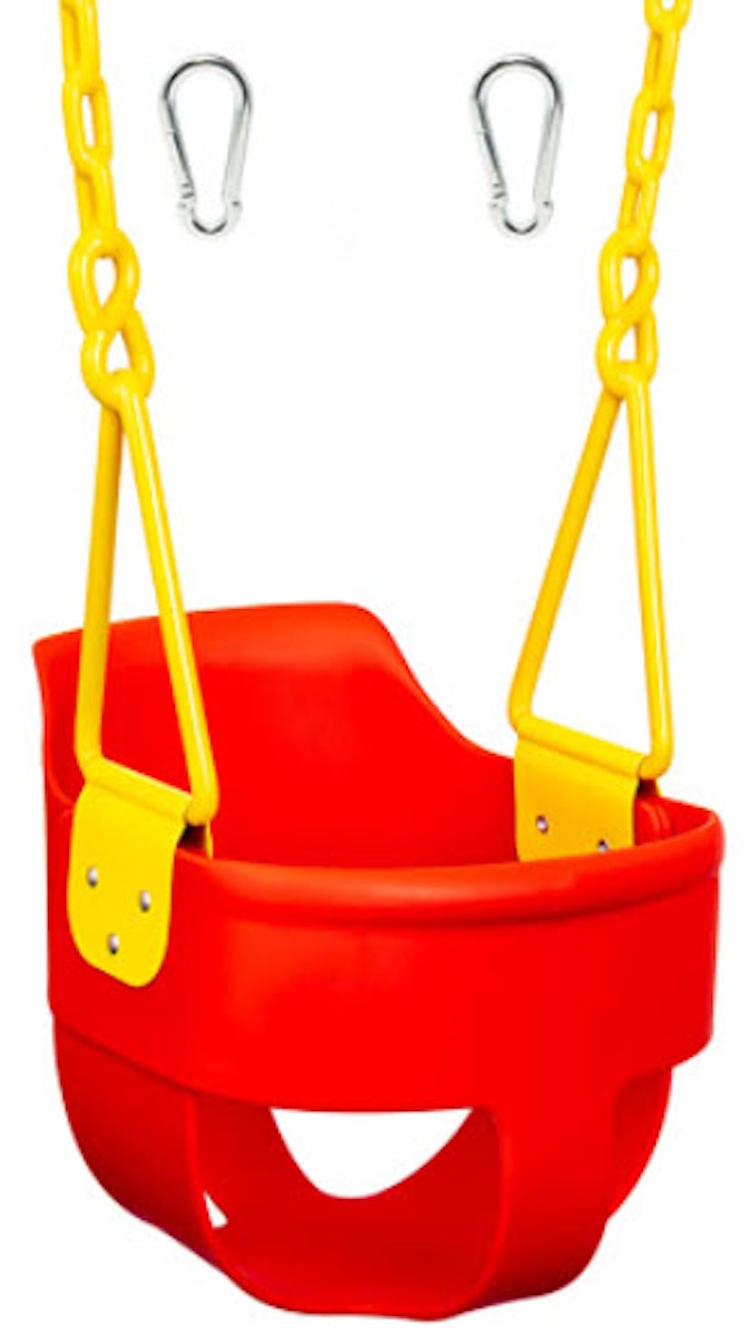 Squirrel Products Premium High Back Full Bucket Toddler Swing Seat