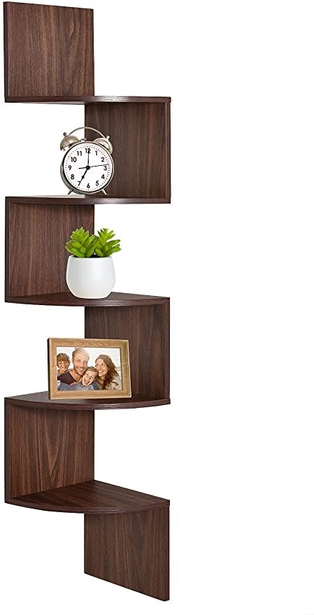 Greenco 5 Tier Floating Shelves