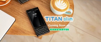 Unihertz Titan Slim QWERTY keyboard phone Kickstarter