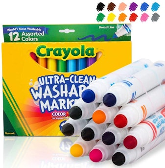 Crayola Ultra Clean Washable Markers (12-Count)