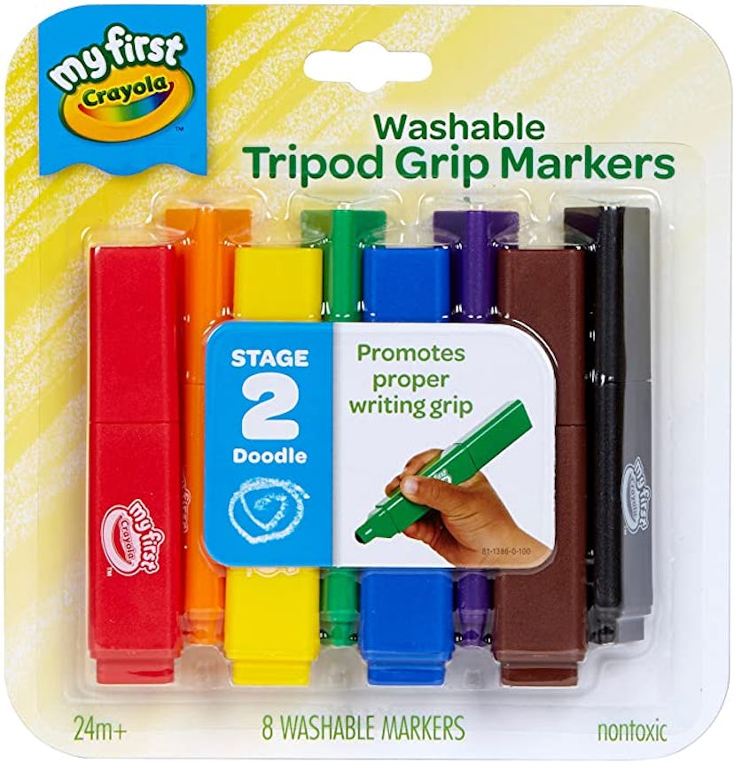 Crayola My First Tripod Washable Markers (8-Pack)