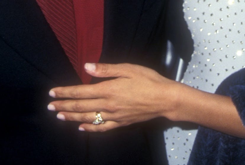 Jennifer Lopez Pear Shaped Diamond Engagement Ring from Ojani Noa
