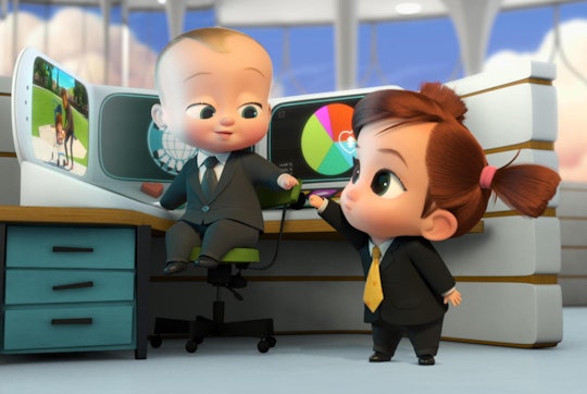 Ted and Tina bump fists in the 'Boss Baby: Back in the Crib' trailer.