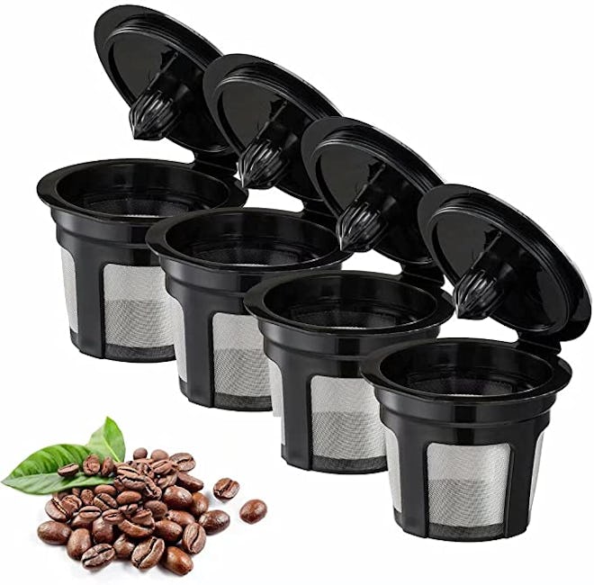 Kicovitifa Reusable Coffee Pod Cups (4-Pack)
