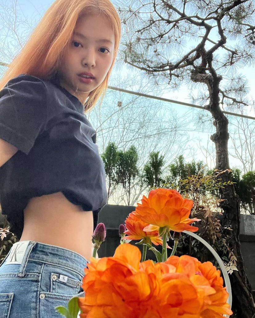 Blackpink's Jennie Orange Hair