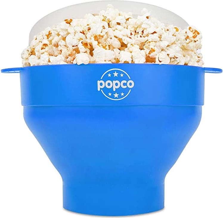 The Original Popco Silicone Microwave Popcorn Popper with Handles