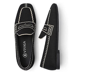 VIVAIA Sierra Washable Square-Toe Loafers