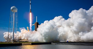 A SpaceX Falcon 9 launched the Axiom-1 mission to the ISS on April 8 from Florida.