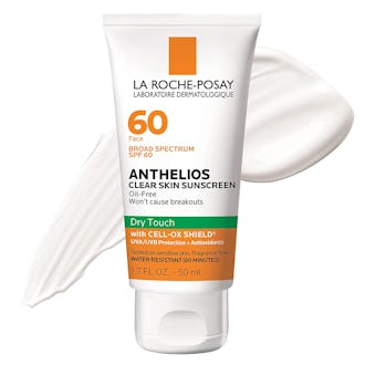 La Roche-Posay Anthelios Clear Skin Dry Touch Sunscreen Broad Spectrum SPF 60, 1.7 Oz.