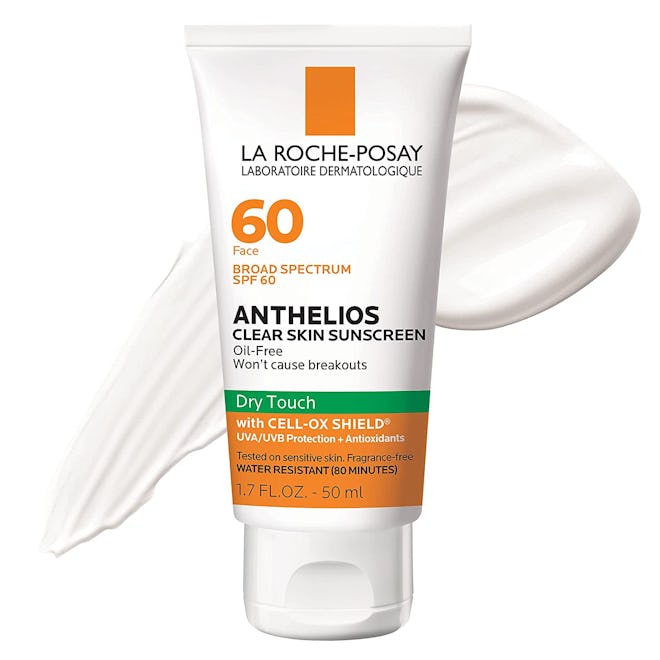 La Roche-Posay Anthelios Clear Skin Dry Touch Sunscreen Broad Spectrum SPF 60, 1.7 Oz.