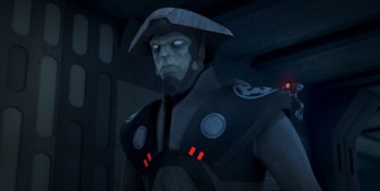 The Fifth Brother stands in a hall in Star Wars Rebels Season 2