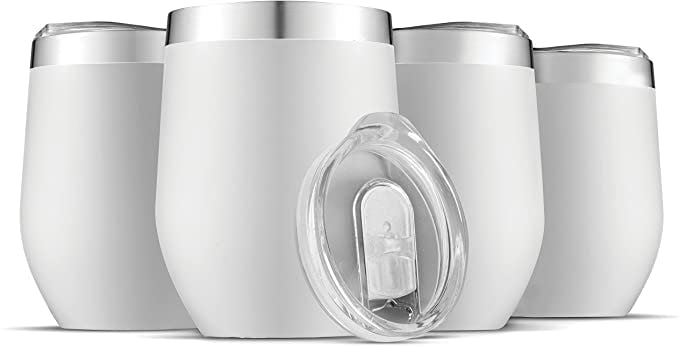 FineDine Insulated Wine Tumblers (4-Pack)