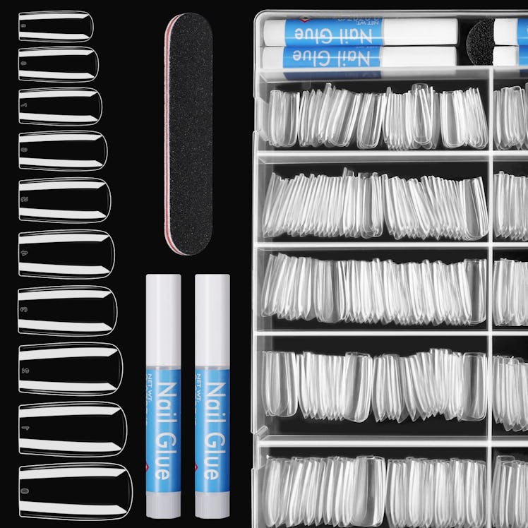 Ejiubas False Tips Nail Kit (505-Piece)