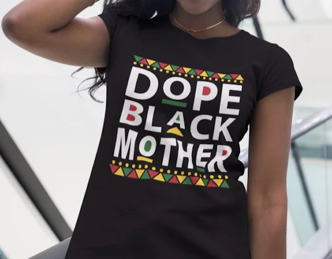Dope Black Mother Shirt is a great pregnancy announcement idea