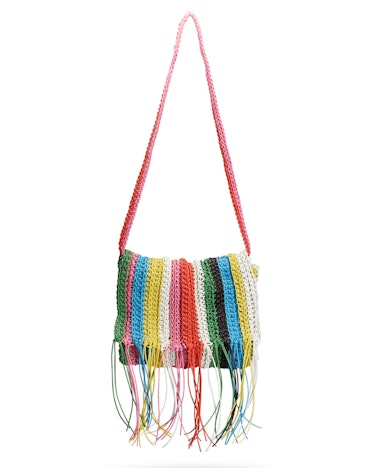 crochet outfits chloe multicolor fringe bag