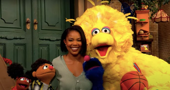 Gabrielle Union made a celebrity guest appearance on 'Sesame Street.'