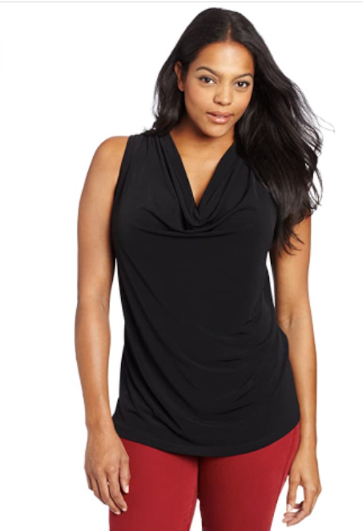 Calvin Klein Cowl-Neck Sleeveless Top