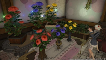 screenshot of player housing in Final Fantasy 14
