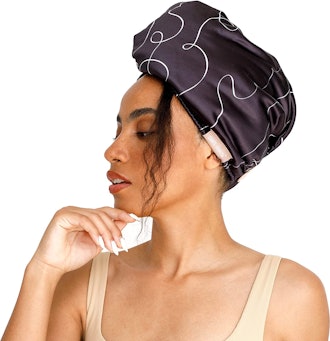 SMPL Objects Double-Layer Microfiber Hair Towel Wrap