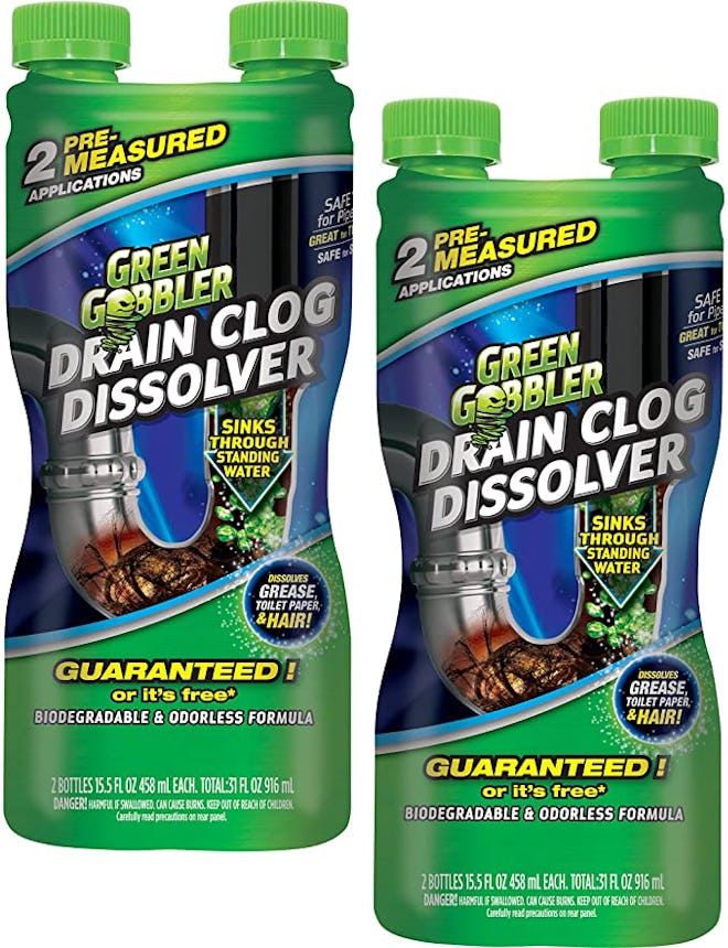 Green Gobbler Liquid Drain Clog Remover (2-Pack)
