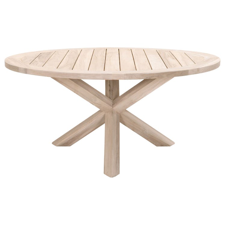 Thalia Teak Round Outdoor Dining Table