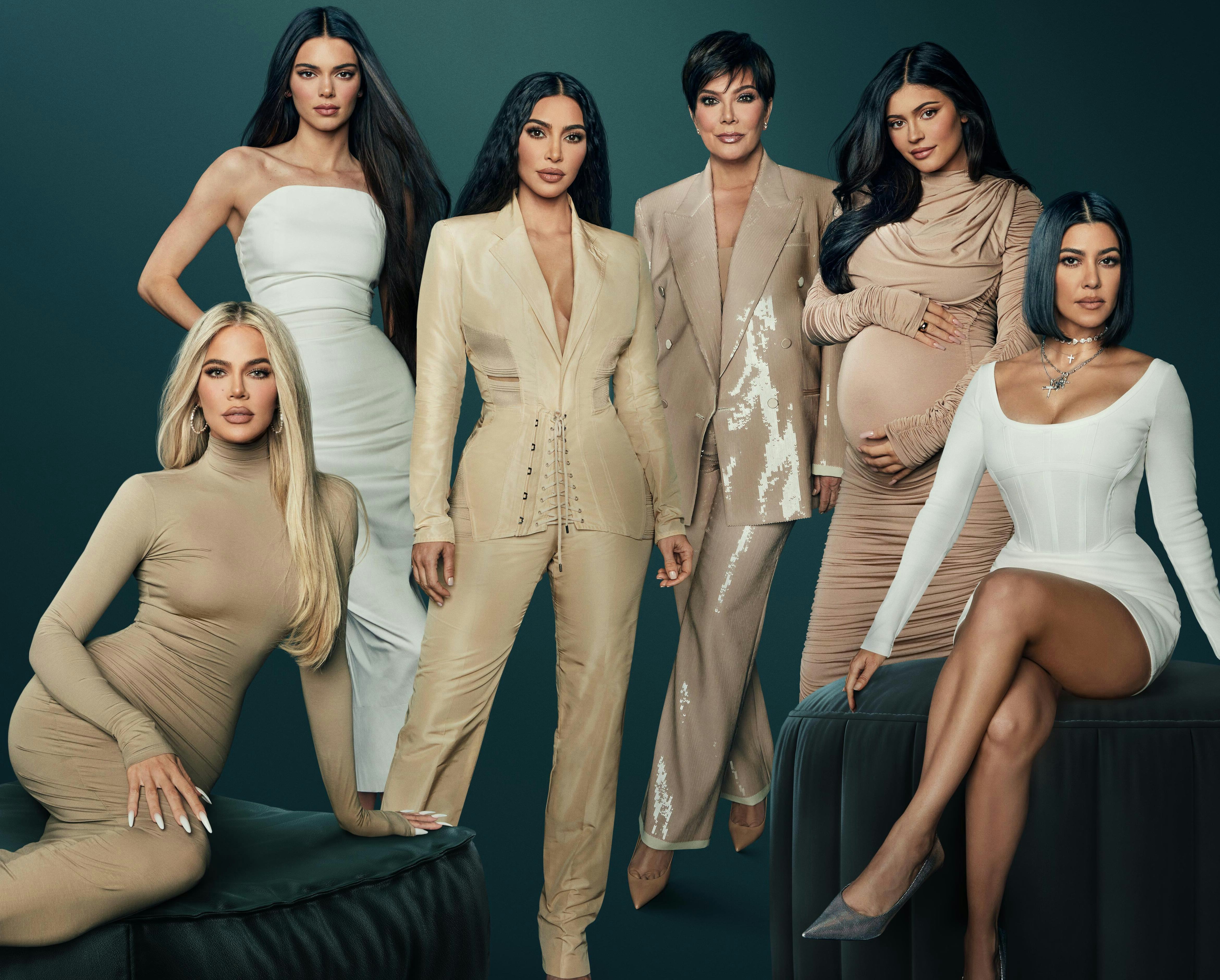 Kris Jenner, Kourtney Kardashian, Kim Kardashian, Khloé Kardashian, Kendall Jenner, and Kylie Jenner...