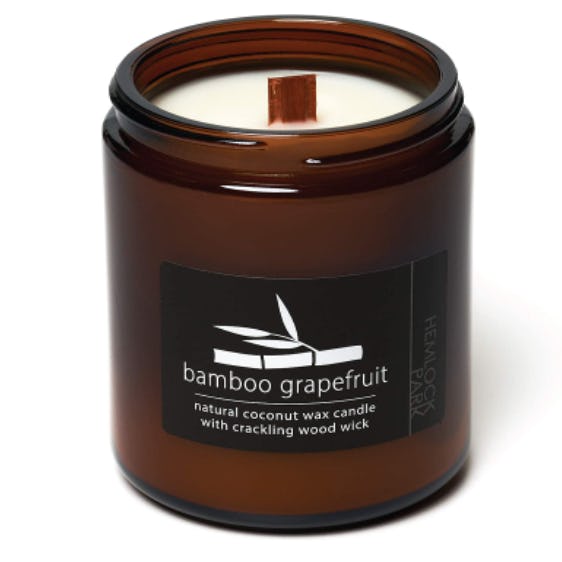 Hemlock Park Organic Coconut Wax Candle