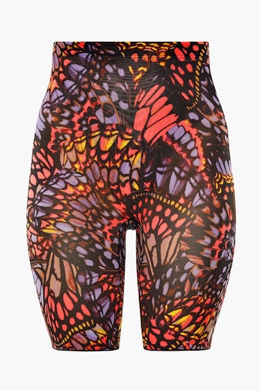 These butterfly-print mesh bike shorts are from Lizzo's shapewear collection, YITTY.