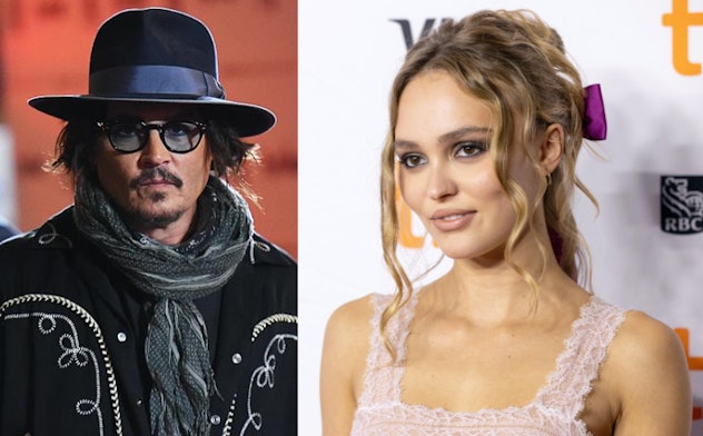 Actor Johnny Depp worked with his daughter Lily-Rose Depp in 2006's 'Yoga Hosers.' 