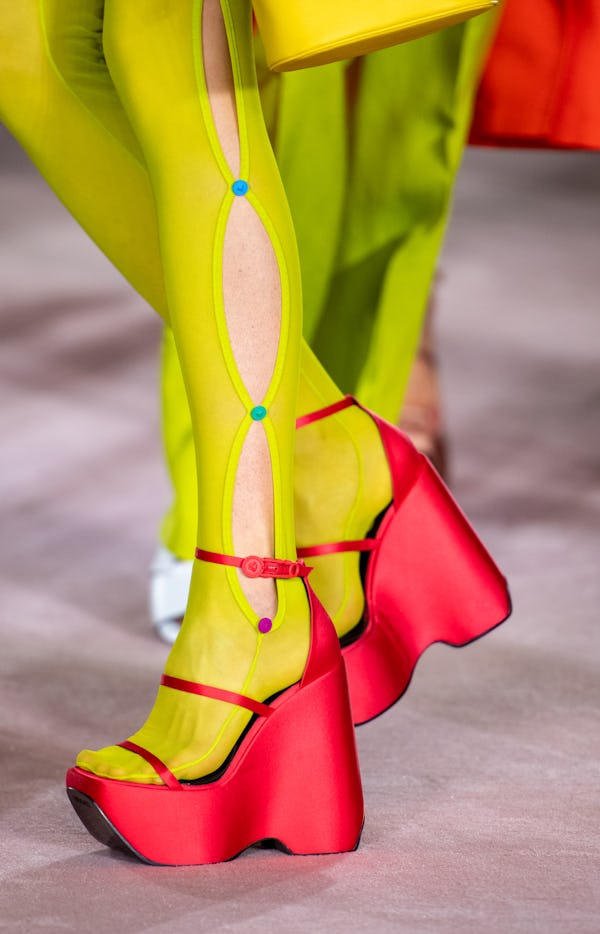 Versace Spring Summer 2022 platform sandals