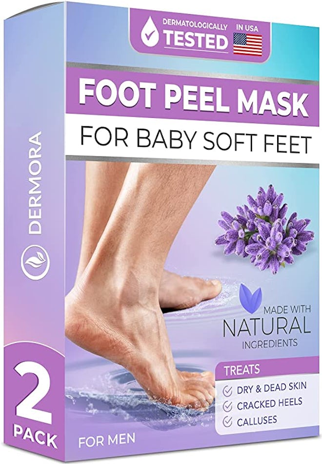 DERMORA Foot Peel Masks (2 Pairs)