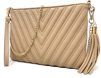 Lola Mae Quilted Clutch Wristlet Purse