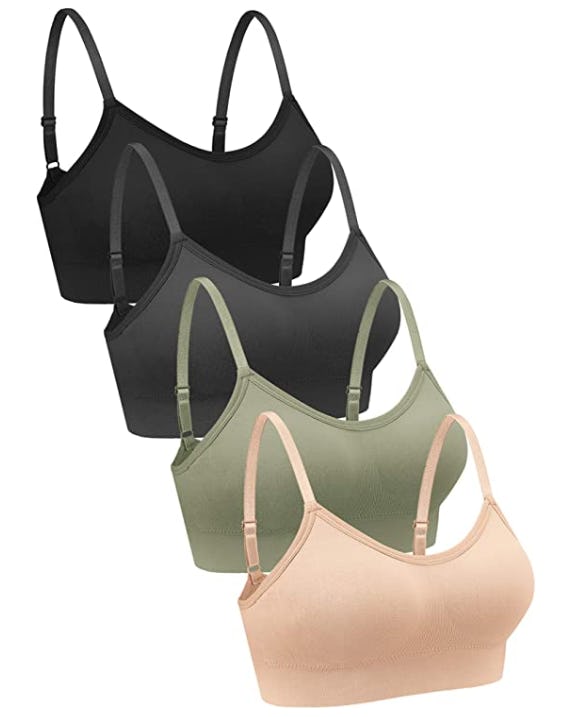 Geyoga V-Neck Bralettes (4-Pack)