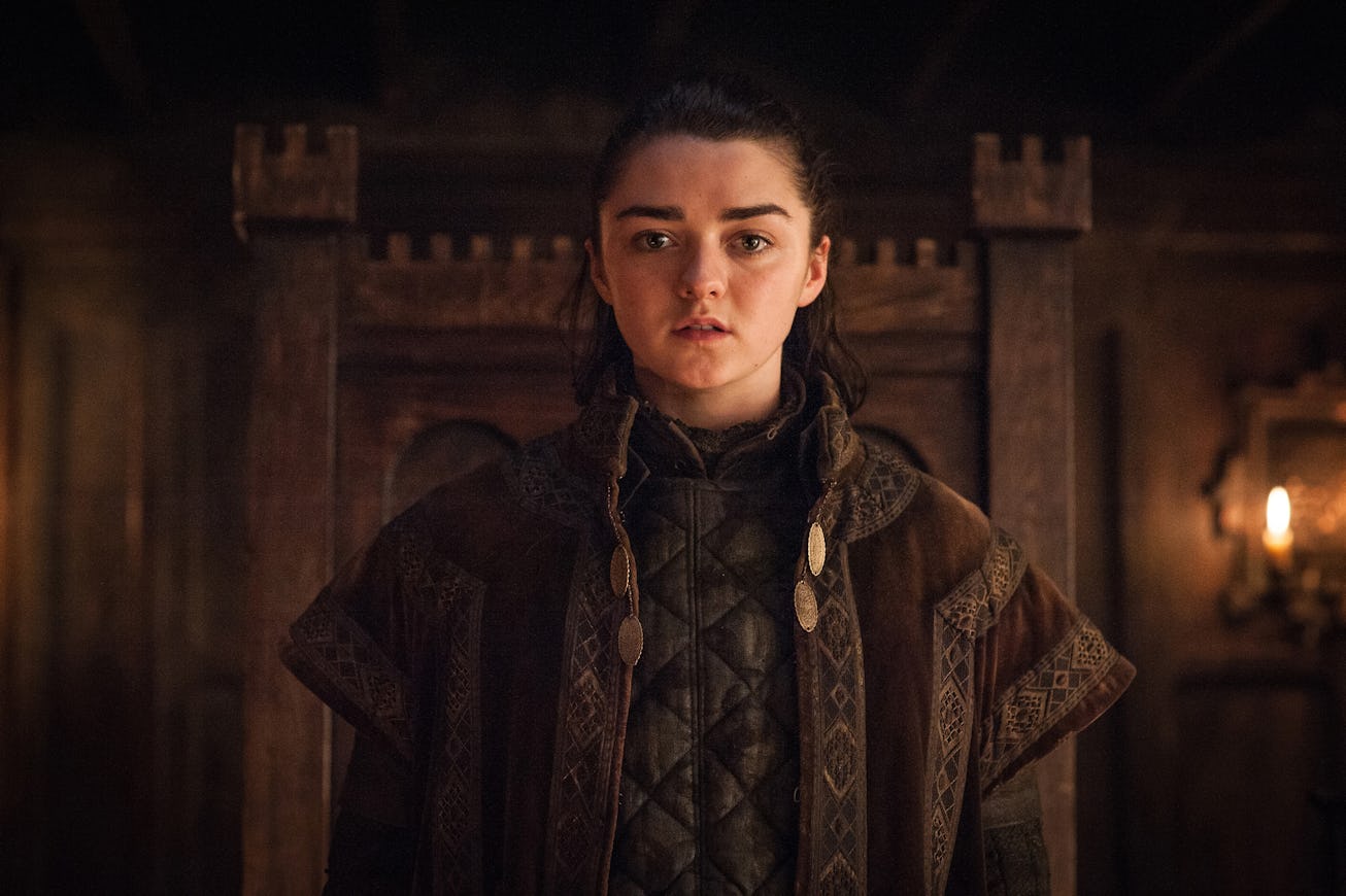 Maisie Williams as Arya Stark in Game Of Thrones