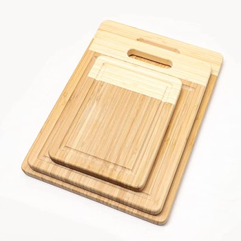 K BASIX Wood Bamboo Cutting Board (3 pack)
