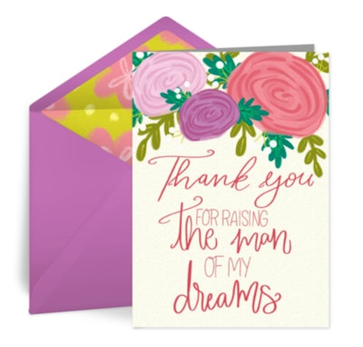 This Mother's Day Ecard is perfect for a mother-in-law.