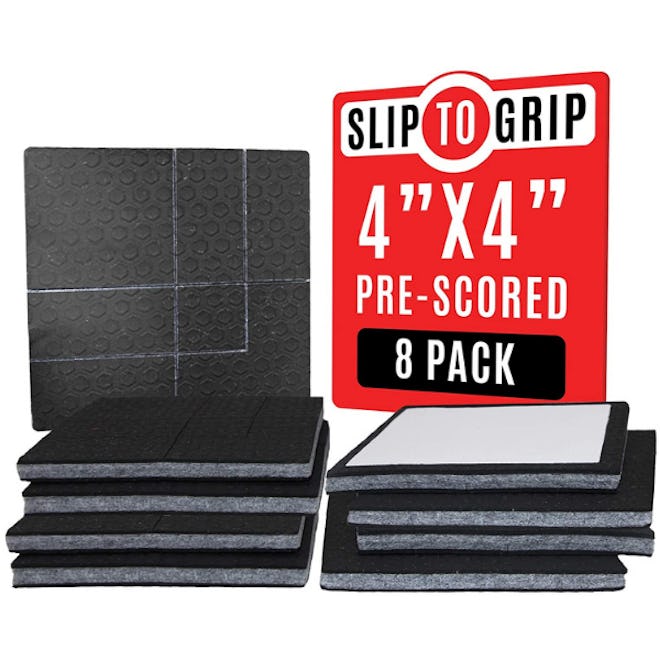 SlipToGrip Non-Slip Furniture Pads (8-Pack)